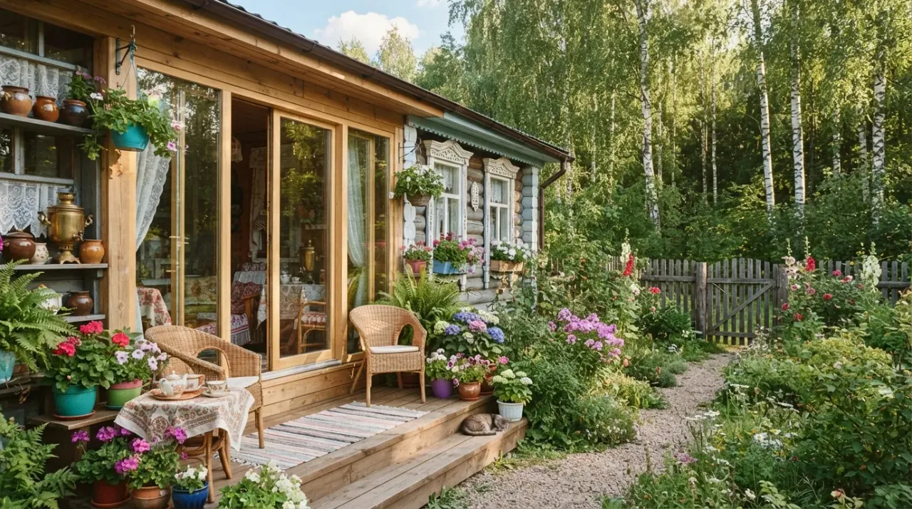 Панорамное остекление коттеджа — фото 12